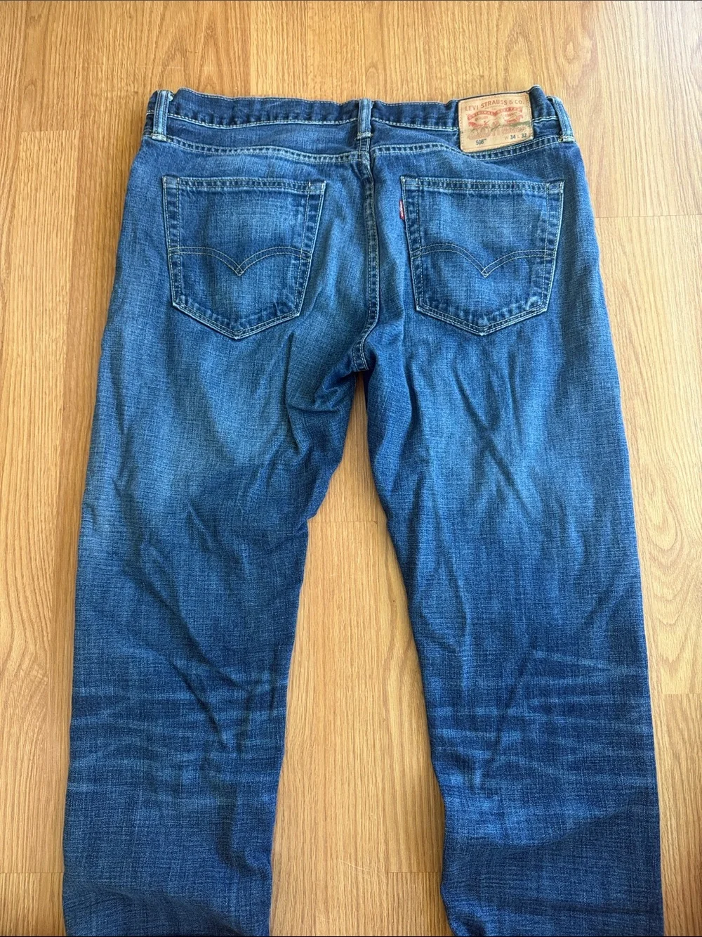 Levi's Men's Straight Jeans in Blue Denim